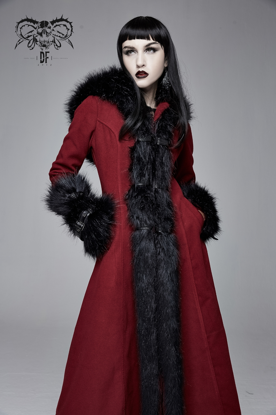 Long Manteau DEVIL FASHION 'blood Of Sirena' â Image 6