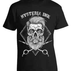 T-shirt HYSTERIA INK 'barber Shop'