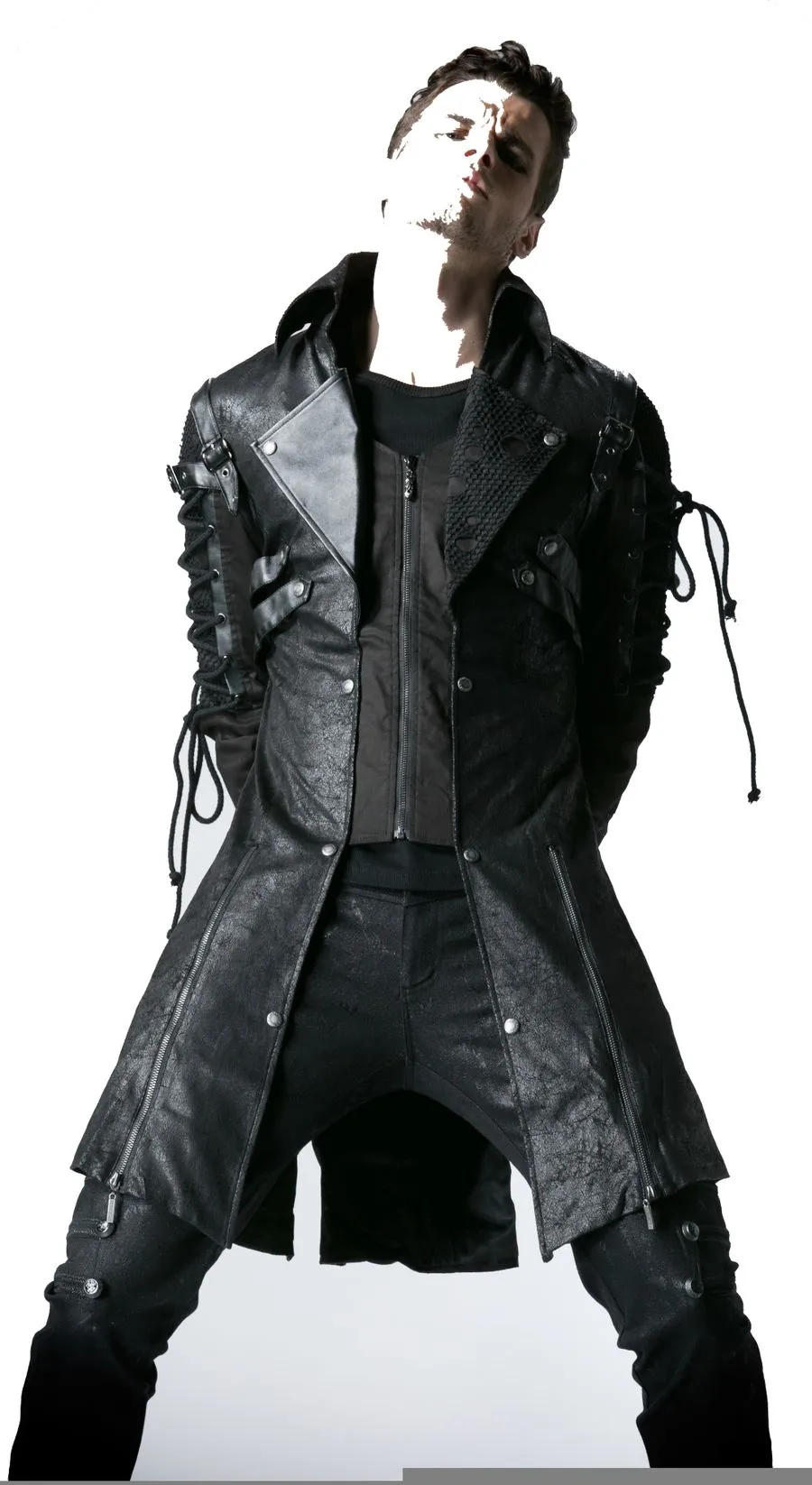 Veste Gothique Homme PUNK RAVE 'dark Funeral' â Image 3