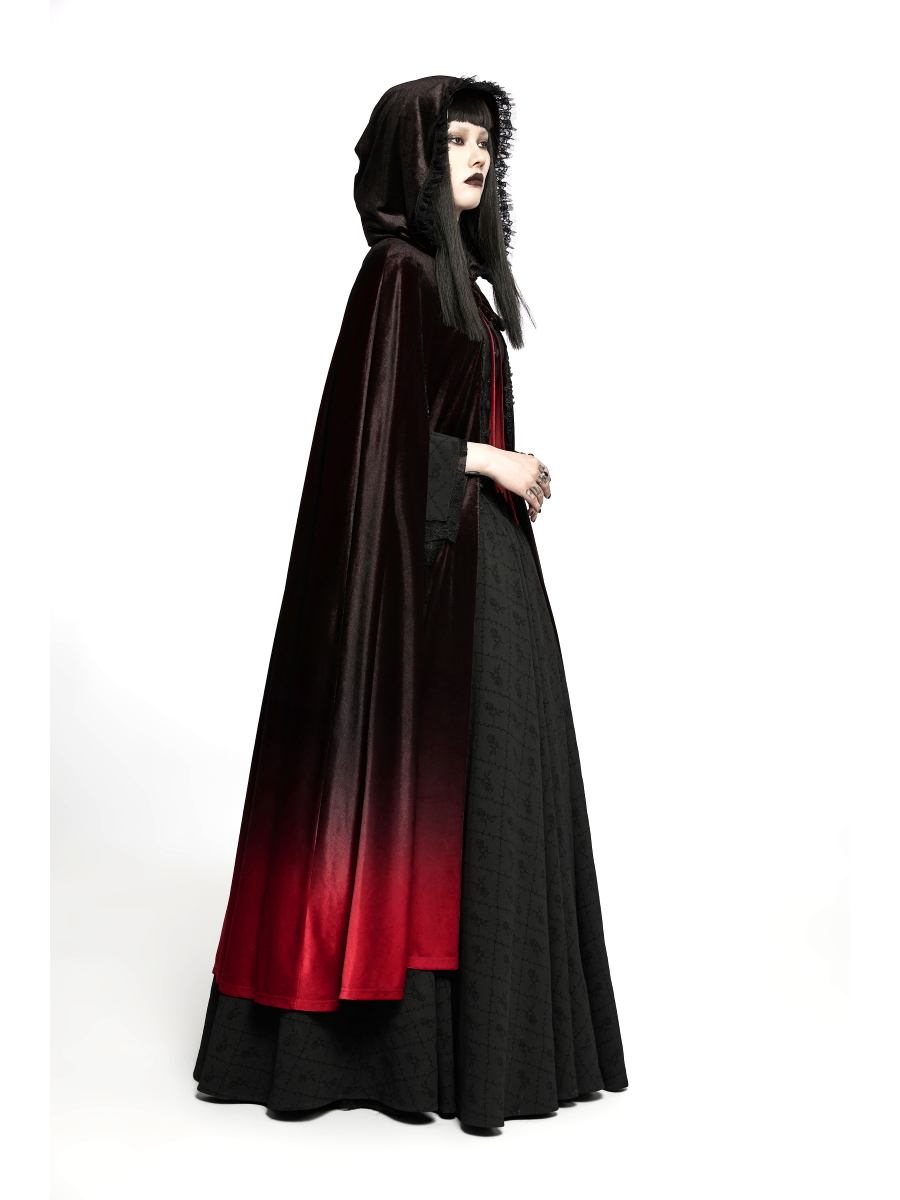 Longue Cape Femme PUNK RAVE 'Queen Of Crows' â Image 5