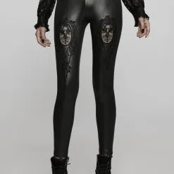 Leggings PUNK RAVE 'mélancolie Noire '