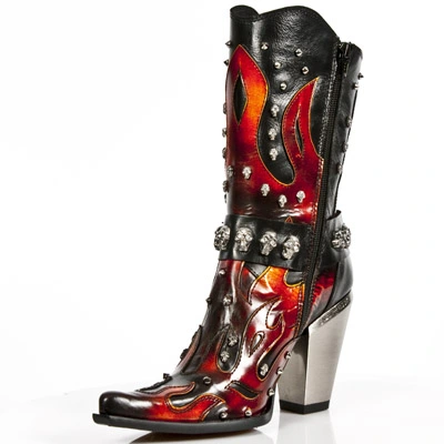 Santiags Cuir NEW ROCK M.7986-S1 â Image 3