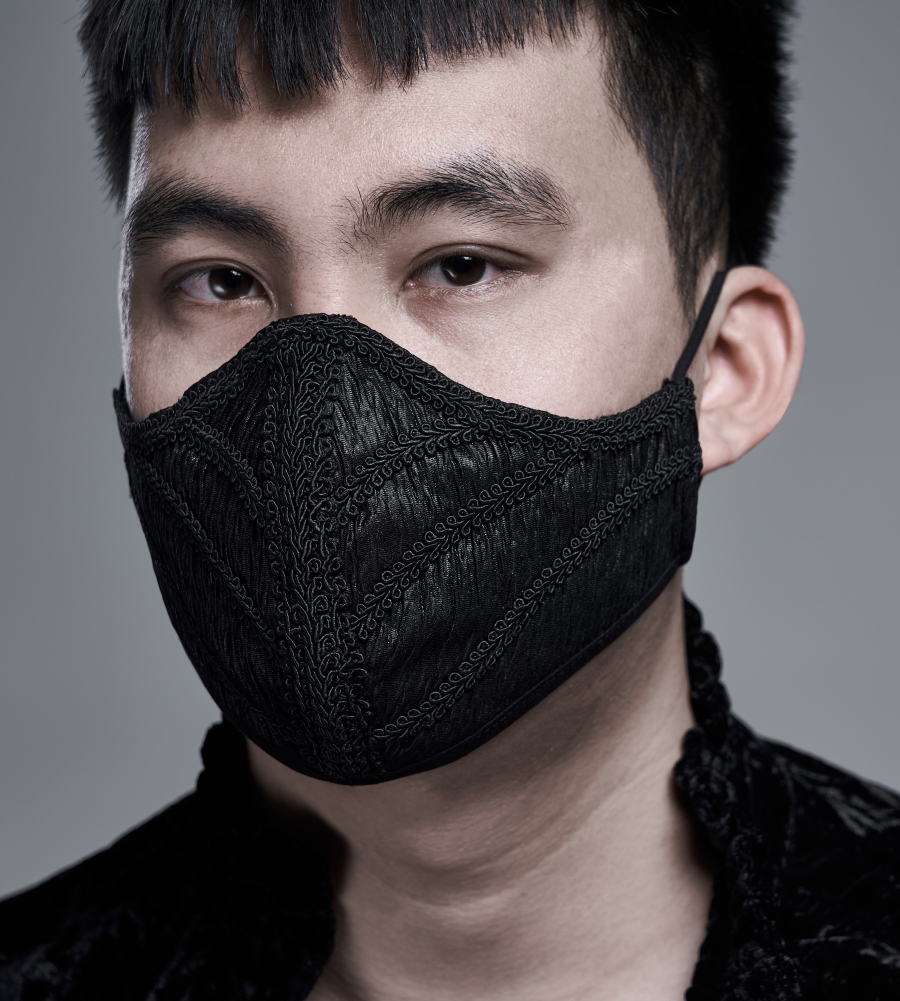 PUNK RAVE Masque Gothique En Tissu â Image 4