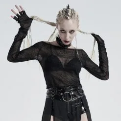 Haut Léger PUNK RAVE 'veuve Noire'