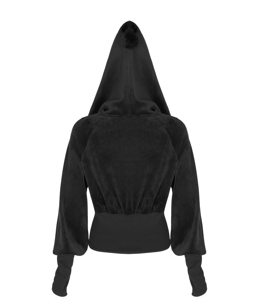 Veste Zippée PUNK RAVE 'lune Noire' – Image 6