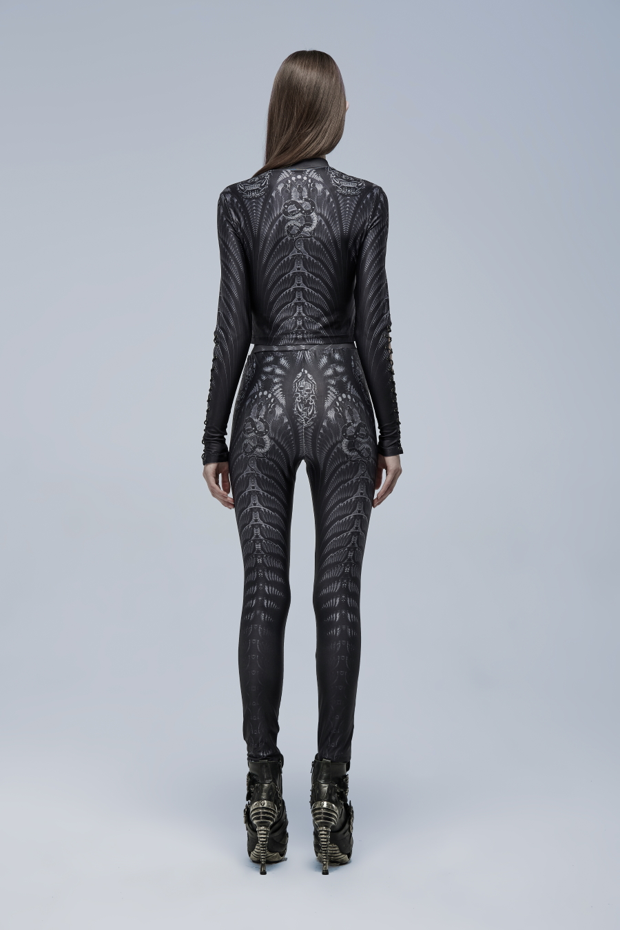 Haut Imprimé PUNK RAVE 'skeleton' – Image 3