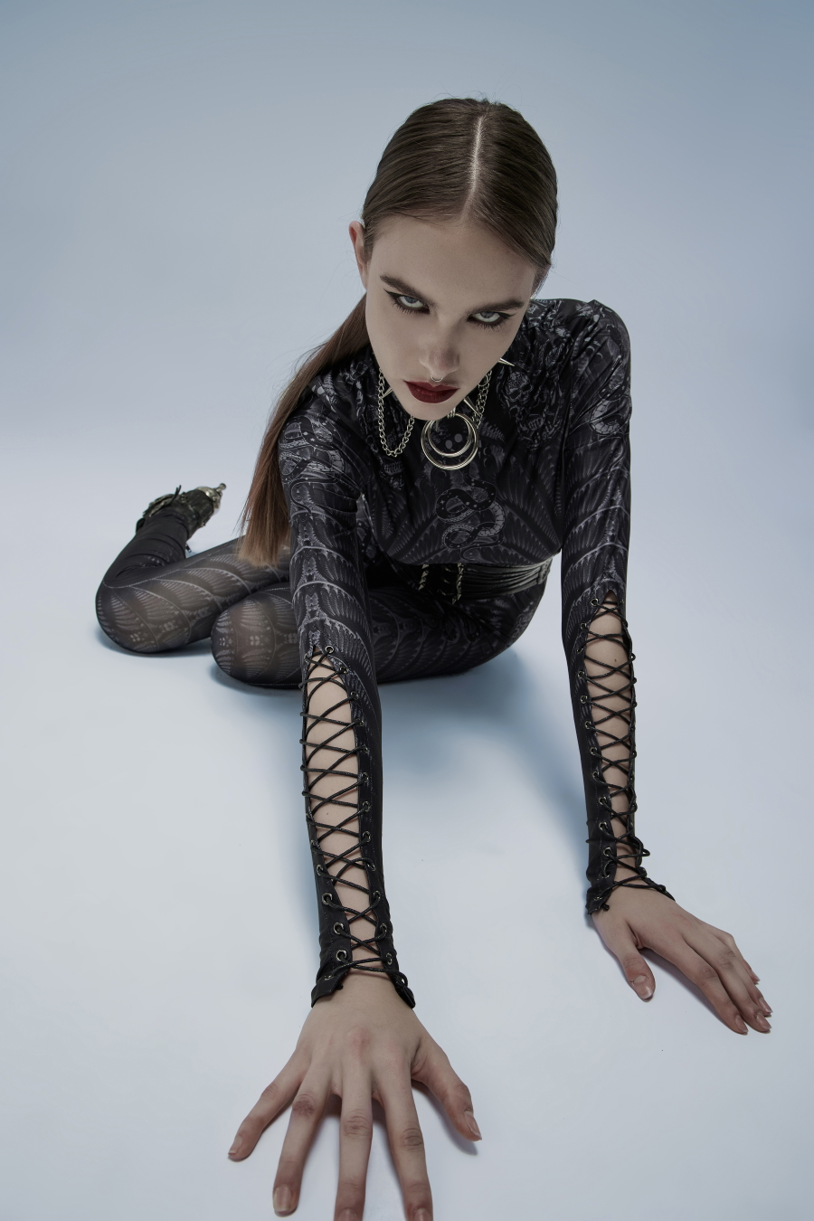 Haut Imprimé PUNK RAVE 'skeleton' – Image 4