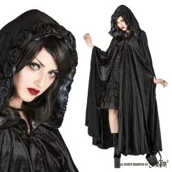 Cape Gothique SINISTER Noire Et Grise