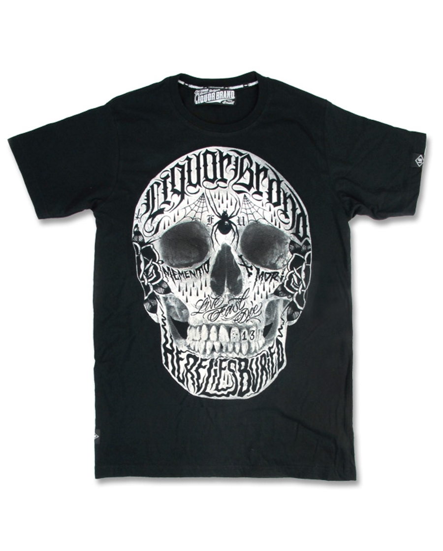 T-shirt LIQUOR BRAND 'live Fast Die' â Image 2