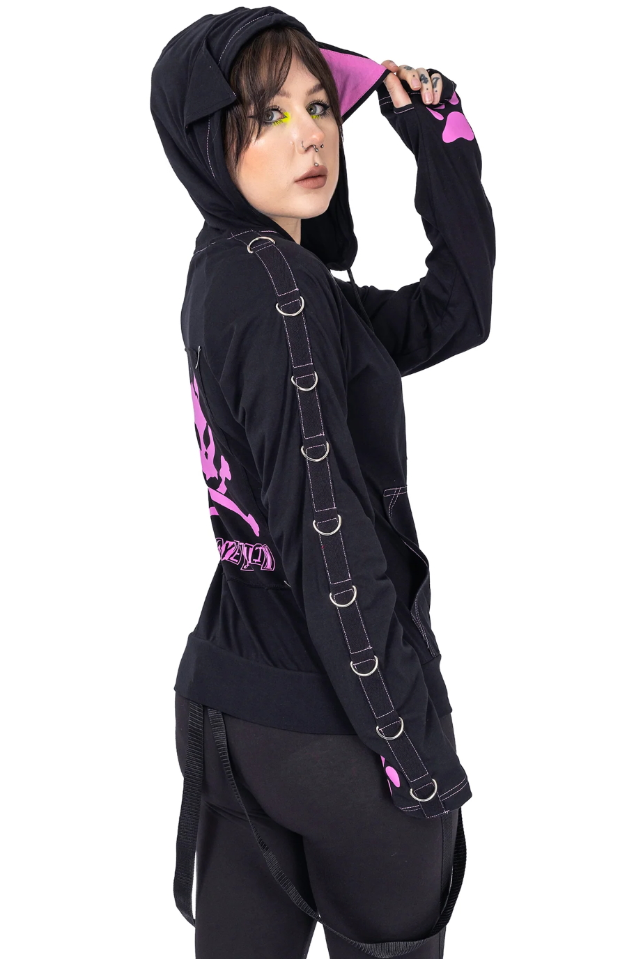 Heartless Veste Emo Zippée BYE BYE KITTY – Image 3