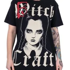 Heartless T-shirt Mercredi Addams 'Bitch Craft'