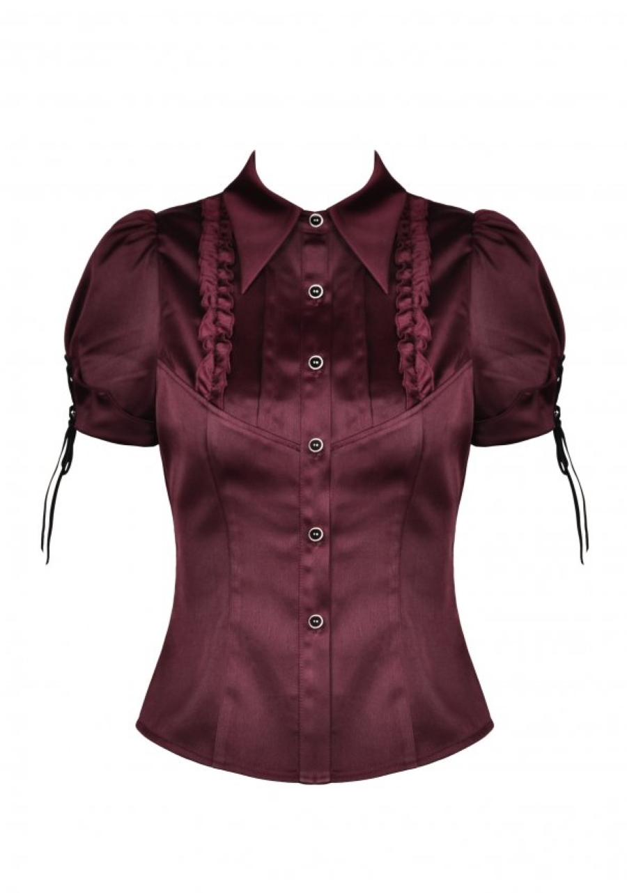 Chemisier Bordeaux DARK IN LOVE