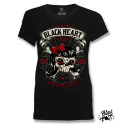 T-shirt Femme BLACK HEART 'lady Luck'