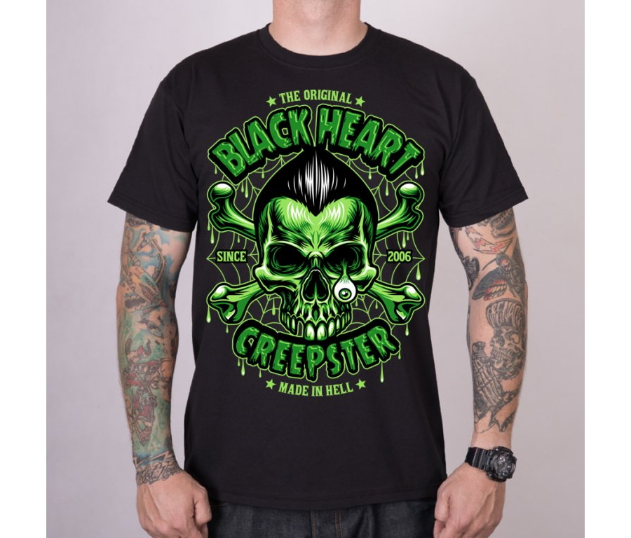 T-shirt Homme BLACK HEART 'Creepster'