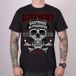 T-shirt Homme BLACK HEART 'Bastards In Paradise'