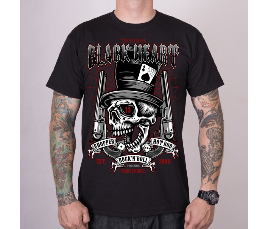 T-shirt Homme BLACK HEART 'Pistolero'