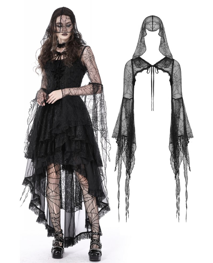 Mini Cape Gothique Araignée DARK IN LOVE