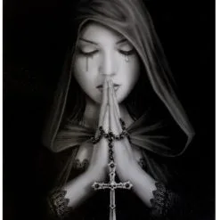 ALCHEMY GOTHIC Carte Postale 3D Anne STOKES 'Gothic Prayer'