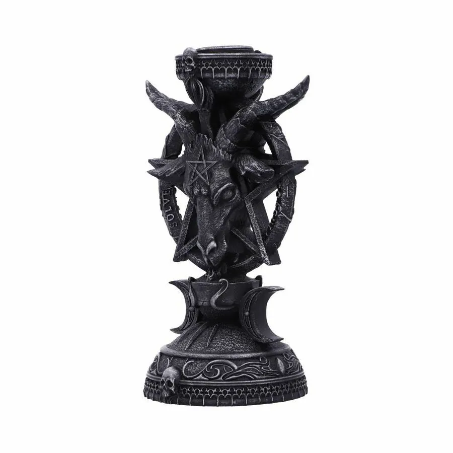 NEMESIS NOW Bougeoir BAPHOMET En Résine Noire – Image 2