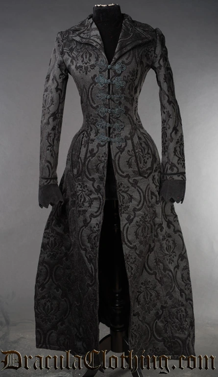 DISCOBOLE Manteau DRACULA CLOTHING 'Ives Coat' â Image 3