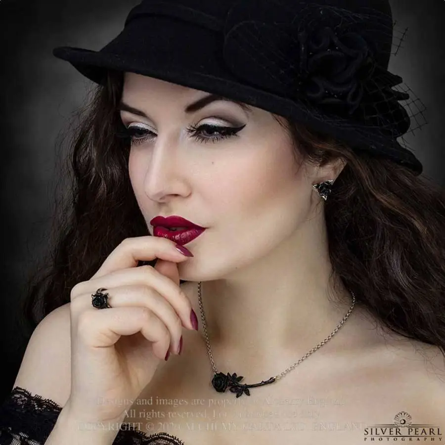 Collier ALCHEMY GOTHIC 'black Rose Enigma' â Image 2