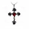 Pendentif ALCHEMY GOTHIC 'black Rosifix'
