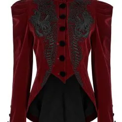 Veste PUNK RAVE 'red Palace'