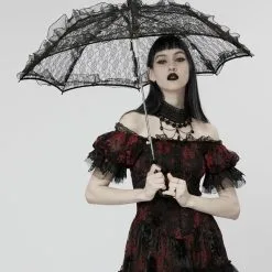 Ombrelle Gothique Romantique PUNK RAVE