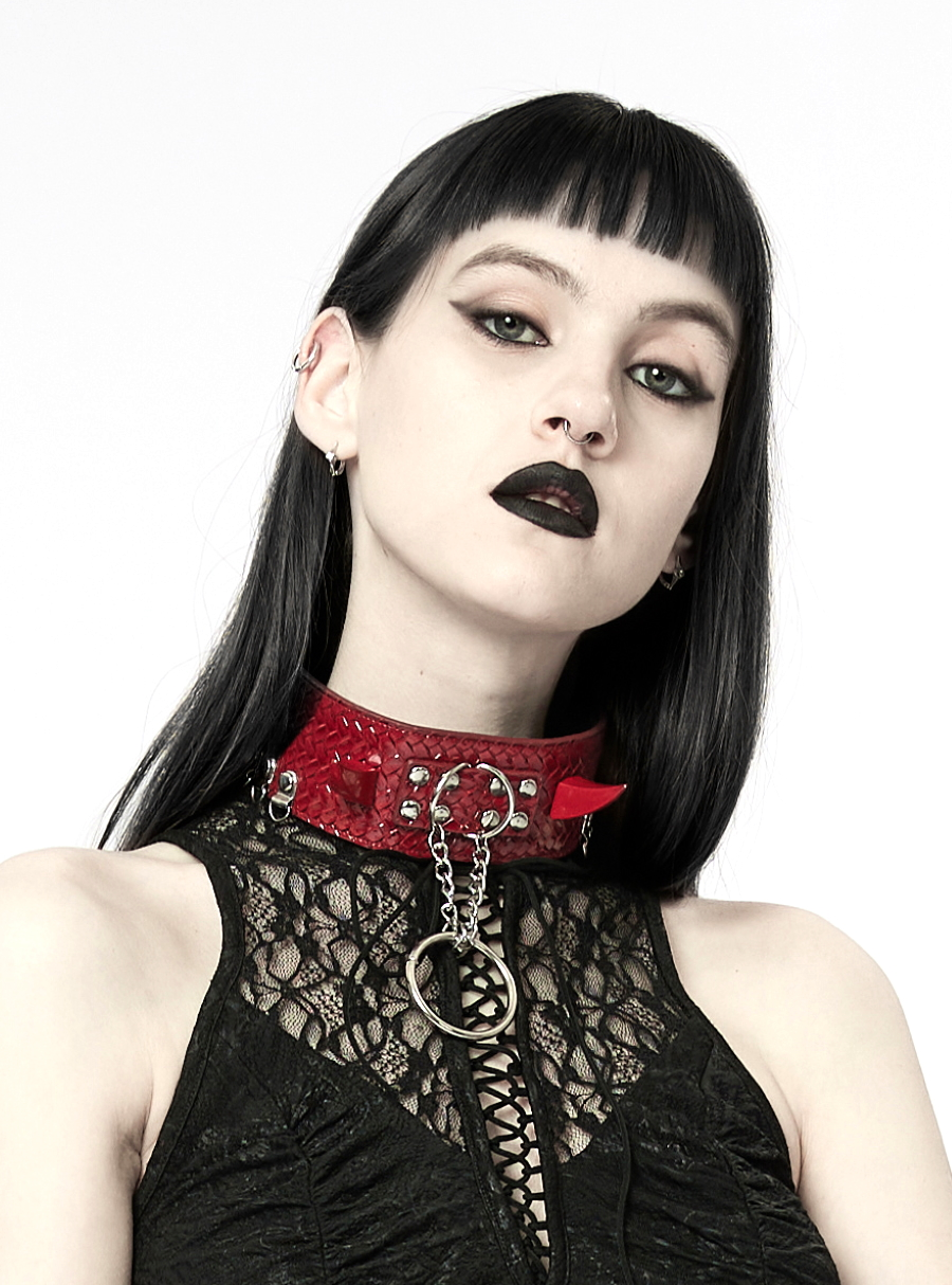 Collier PUNK RAVE 'Devil's Horns' â Image 2