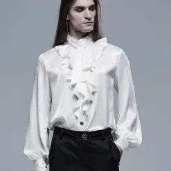 Chemise Vampire Blanche PUNK RAVE