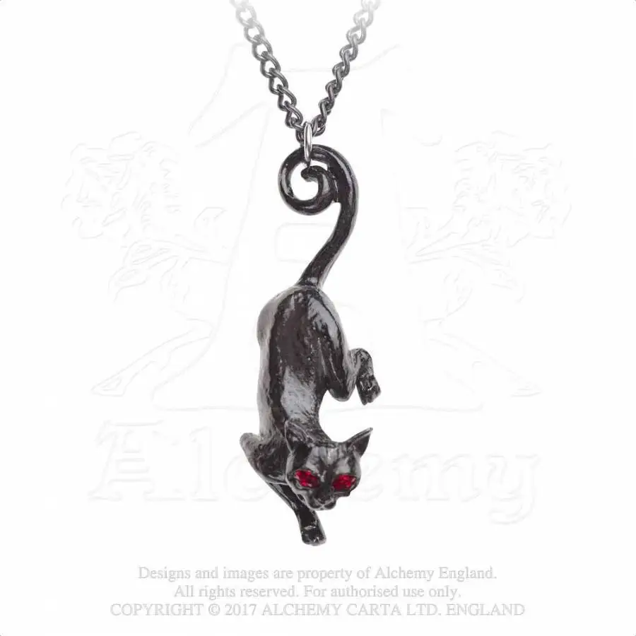 Pendentif ALCHEMY GOTHIC 'cat Sith'