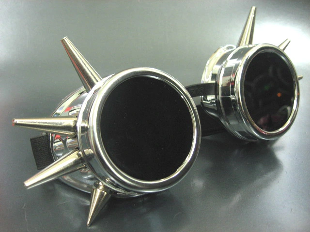 DISCOBOLE Lunettes Cyber Gothique Goggles Spikes