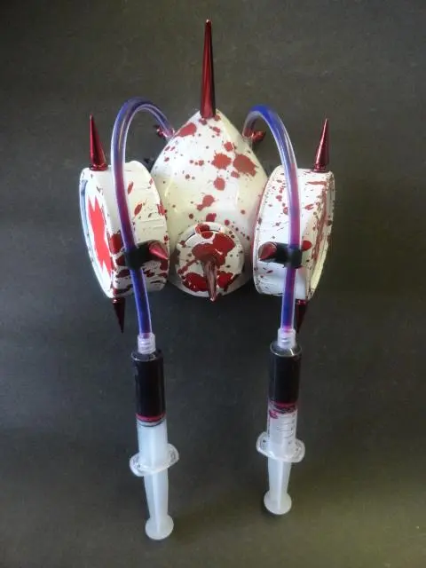 DISCOBOLE Masque à Gaz Cyber-goth 'blood'