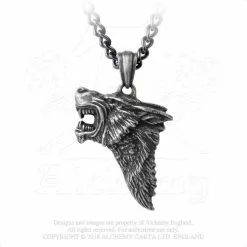 Pendentif ALCHEMY GOTHIC 'dark Wolf'