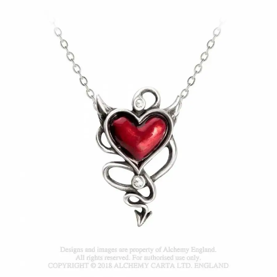 Collier ALCHEMY GOTHIC 'devil Heart'