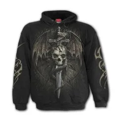 Sweat Capuche Dark Wear SPIRAL 'Draco Skull'