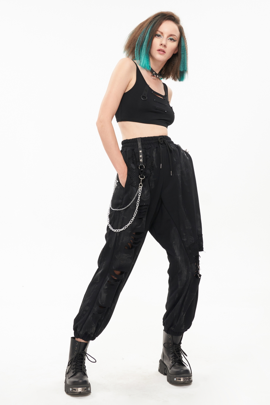 Pantalon Cargo DEVIL FASHION 'Urban Dark' â Image 4