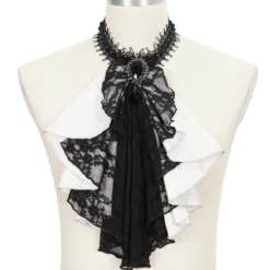 Jabot De Chemise Blanc DEVIL FASHION