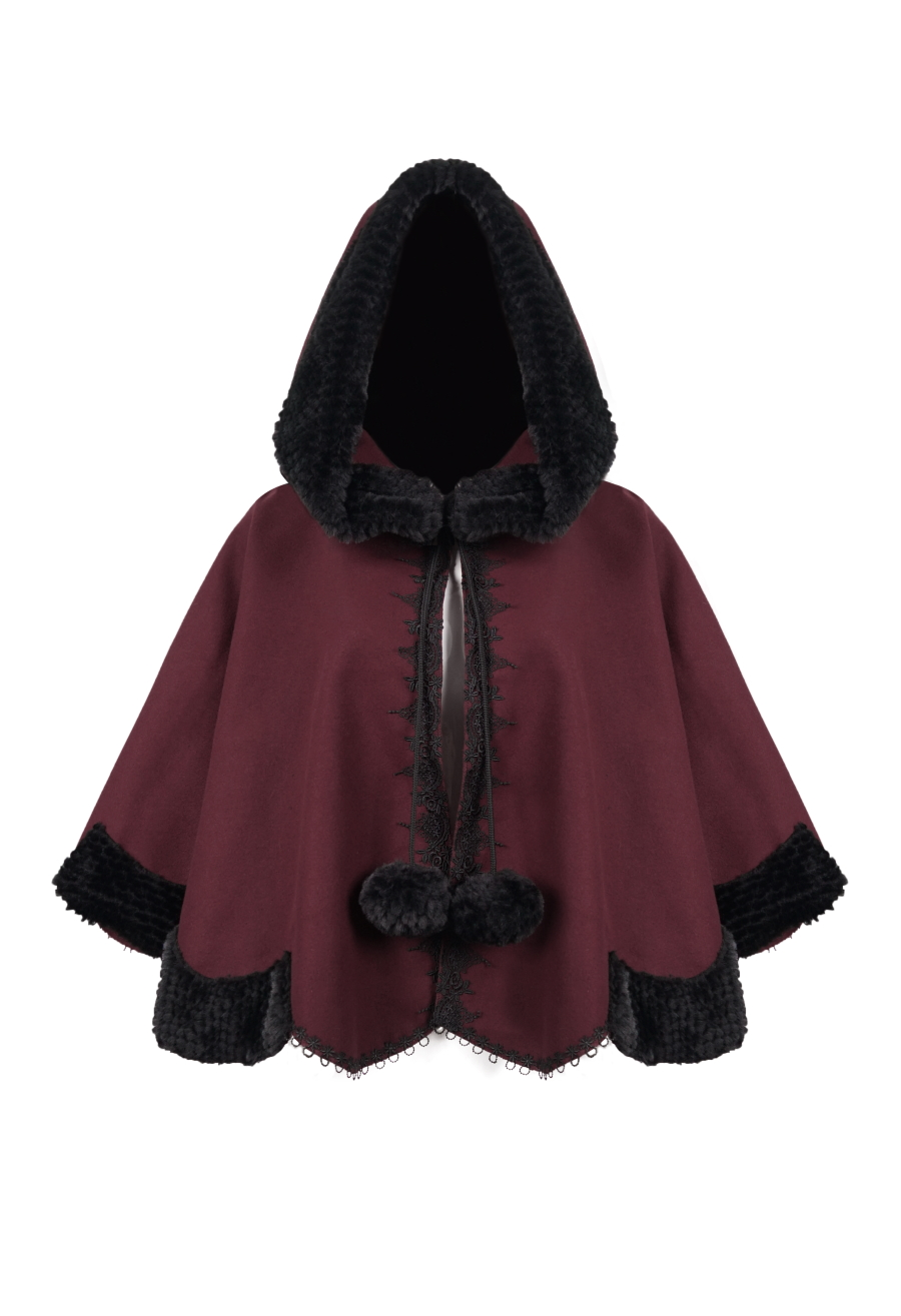 Cape Lolita DEVIL FASHION 'Heidi Red'