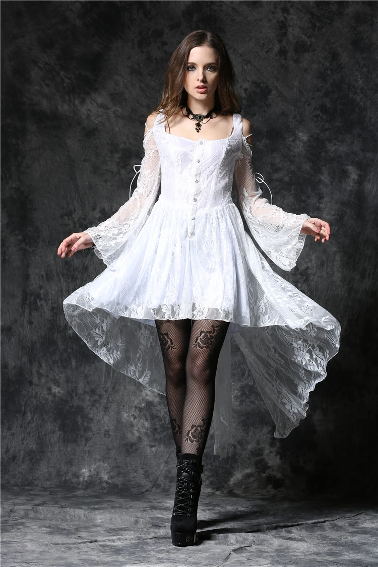 Robe Gothique Blanche DARK IN LOVE