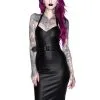 Robe KILLSTAR 'eclipse' En Simili Cuir