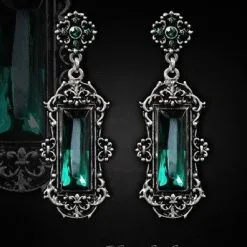 RESTYLE Boucles D'oreille Gothique 'Vivian Mint'