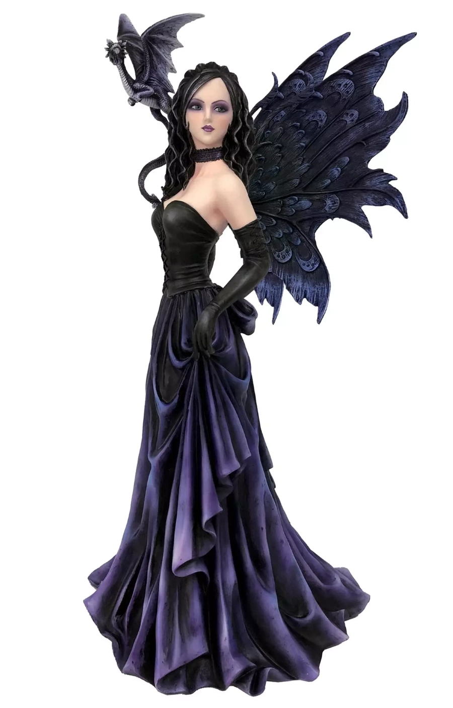 DISCOBOLE Grande Figurine Fée Gothique 'Freesia'