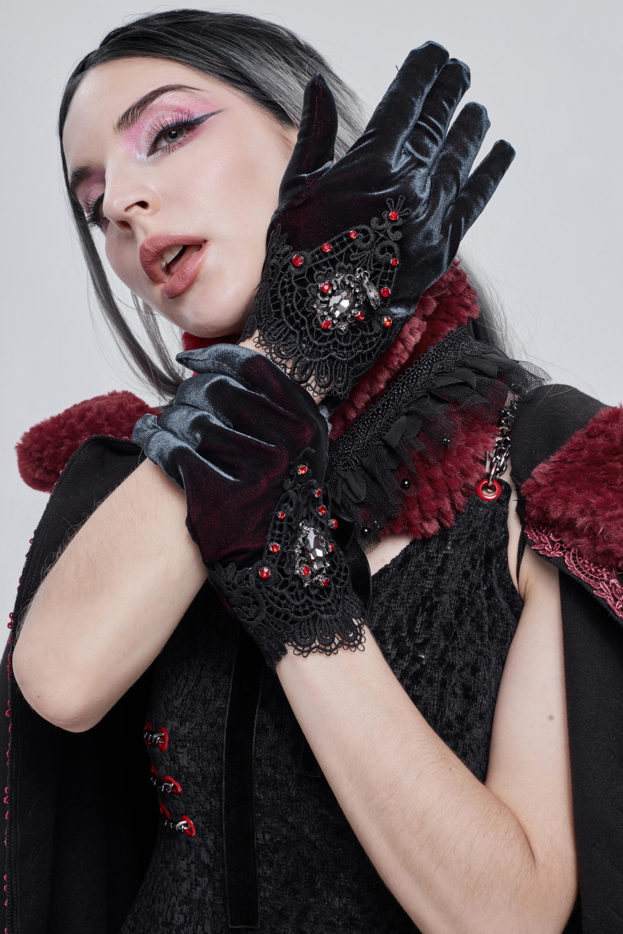 Gants Gothique Victorien DEVIL FASHION â Image 2