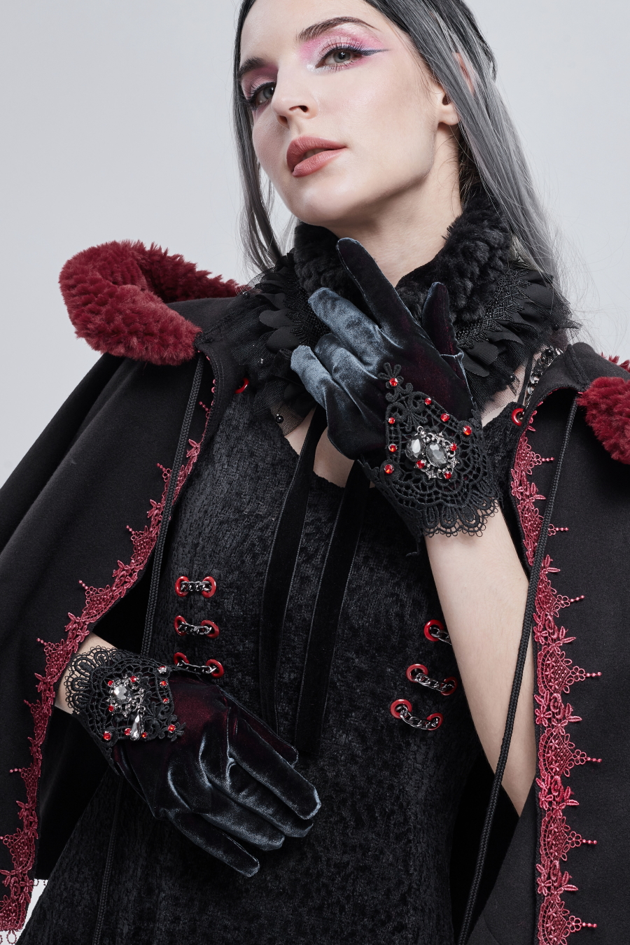 Gants Gothique Victorien DEVIL FASHION â Image 3