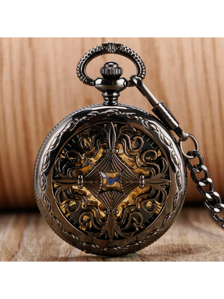 DISCOBOLE Montre à Gousset Royal Black