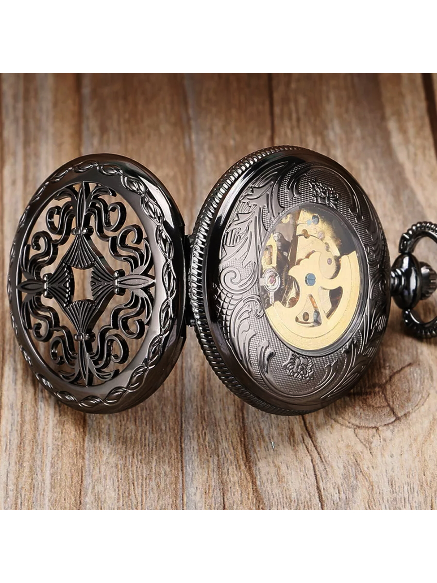 DISCOBOLE Montre à Gousset Royal Black – Image 4