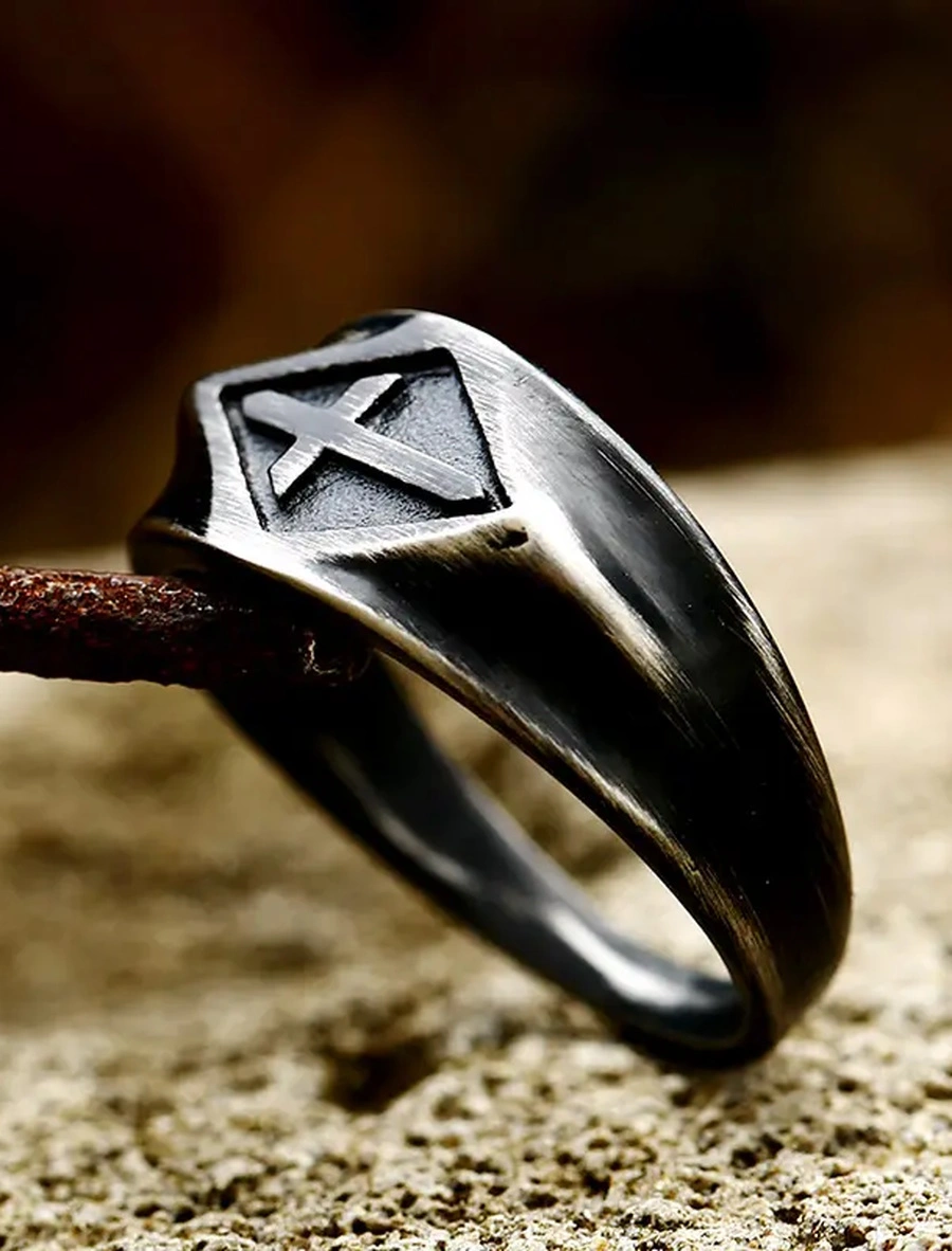 DISCOBOLE Bague Croix Gothique â Image 3