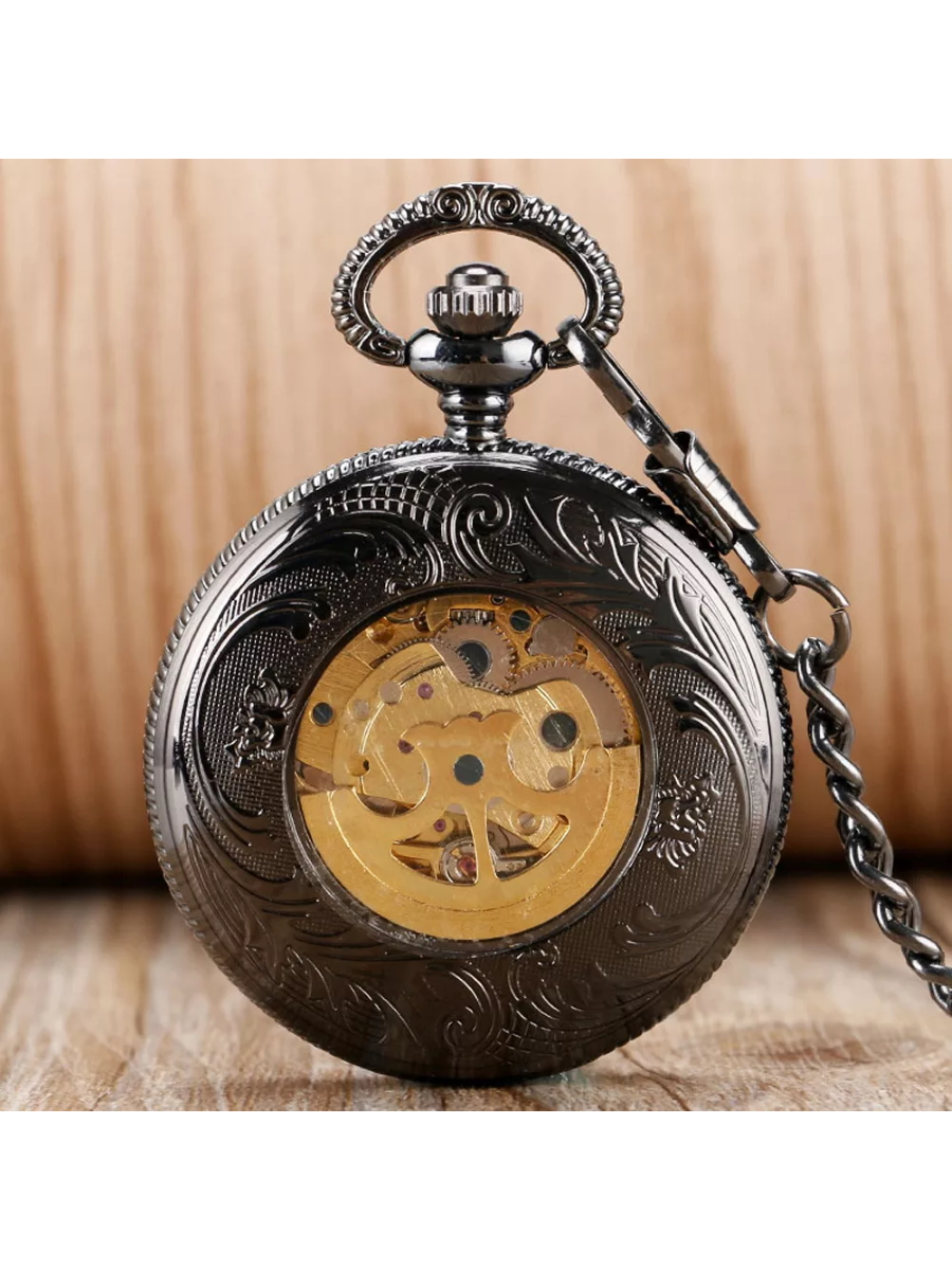 DISCOBOLE Montre à Gousset Royal Black – Image 3