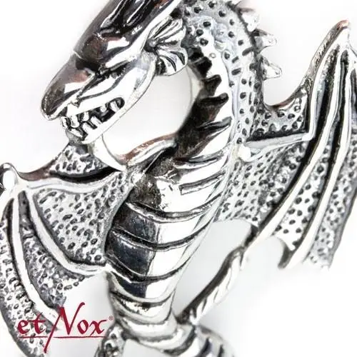 EtNox Pendentif Dragon En Acier Inoxydable â Image 2